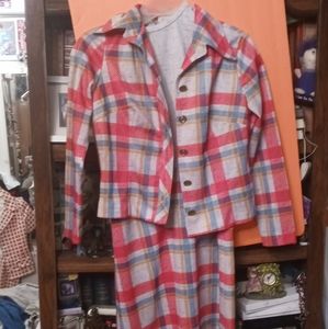 💲Red & Blue Plaid Shit